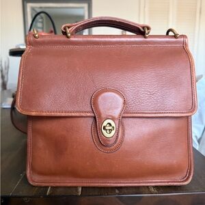 Coach Tan Leather Crossbody Bag